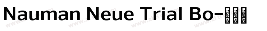 Nauman Neue Trial Bo字体转换